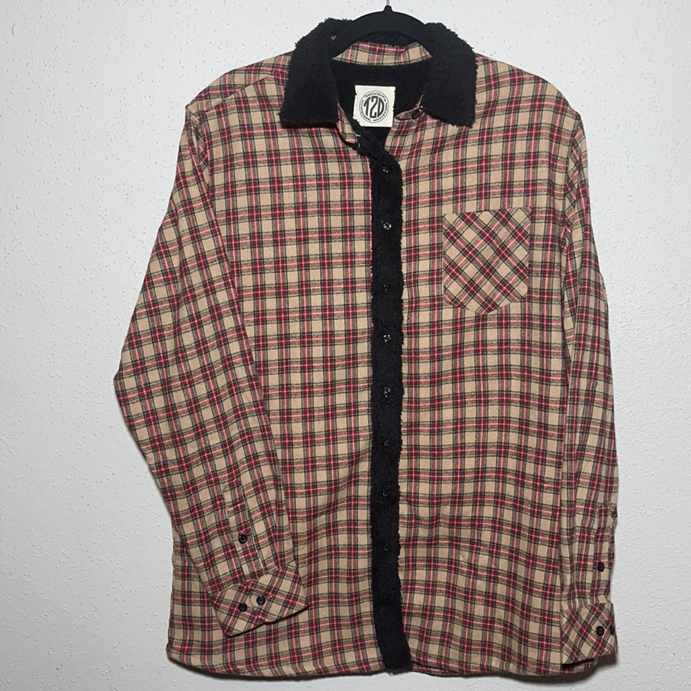Tees2urdoor button down Shirt Jacket XL